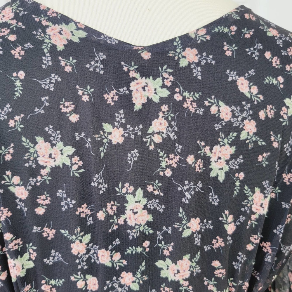 NWT I Madeline Floral Long Sleeve Maxi Dress - Picture 6 of 9